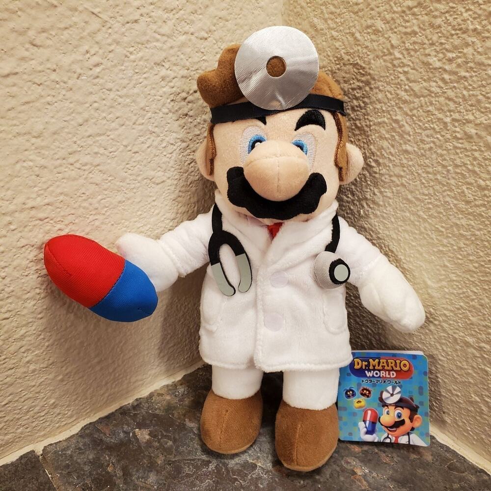 Plush - Dr. Mario 9 inch (NEW) - Super Mario - Nintendo